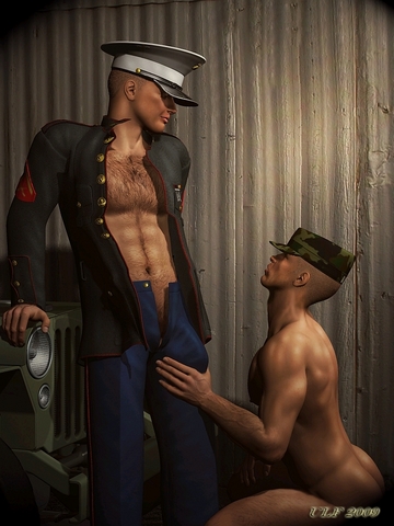 Gay 3D Hunk Erotica Art