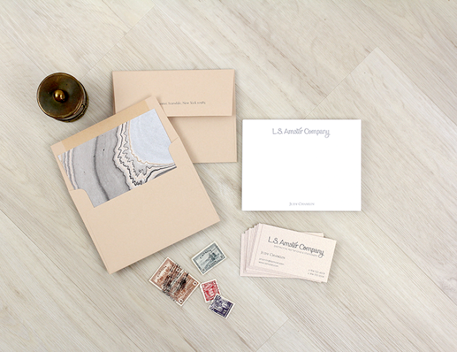 Business stationery for L.S. Amster Company by Real Card Studio suite