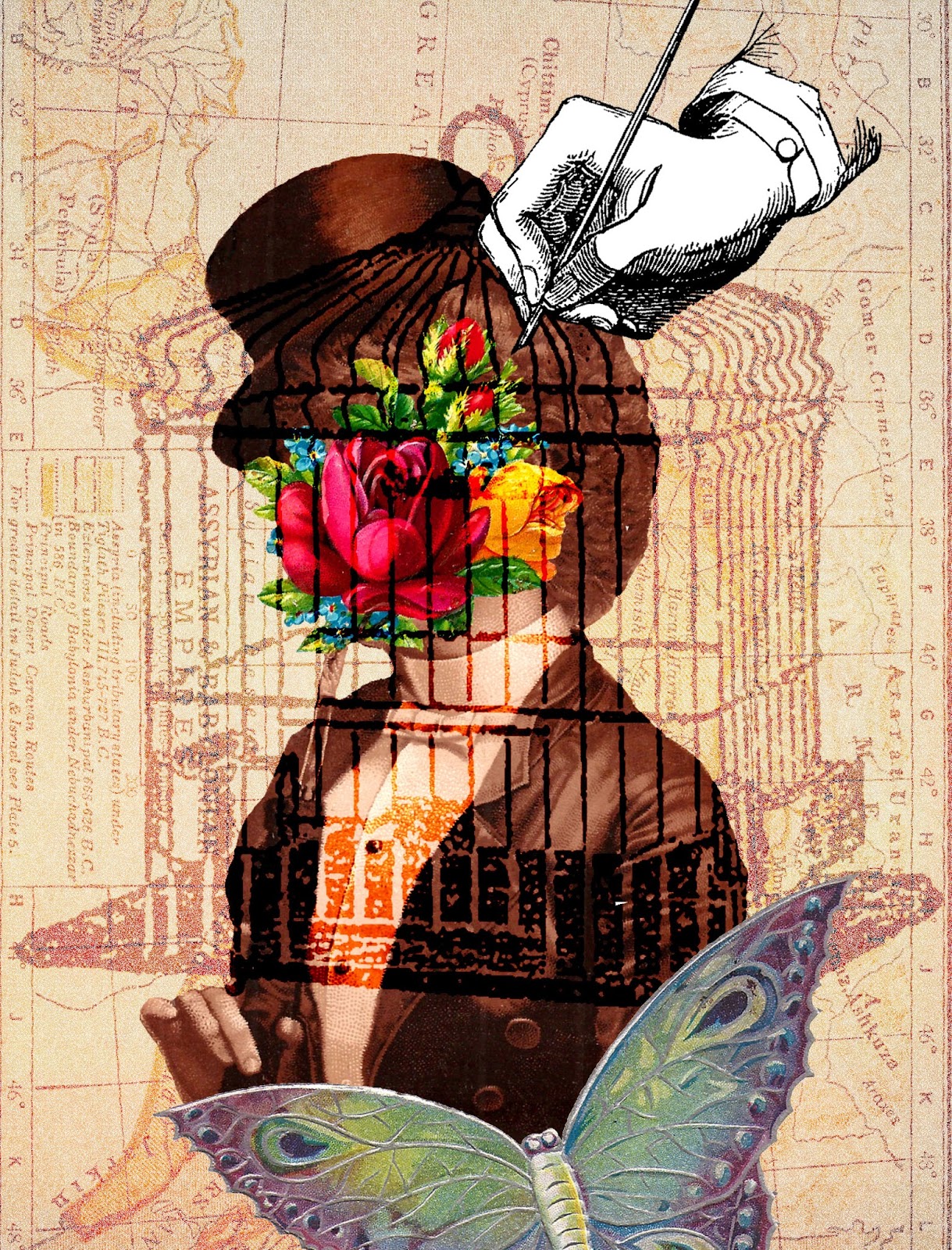 The Graphics Monarch: Digital Collage Ideas Art Vintage Clipart