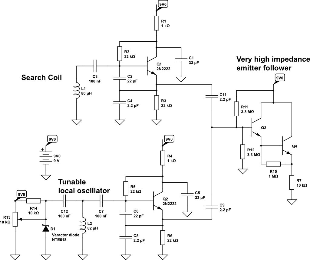 Darlington Emitter Follower Circuit Diagram