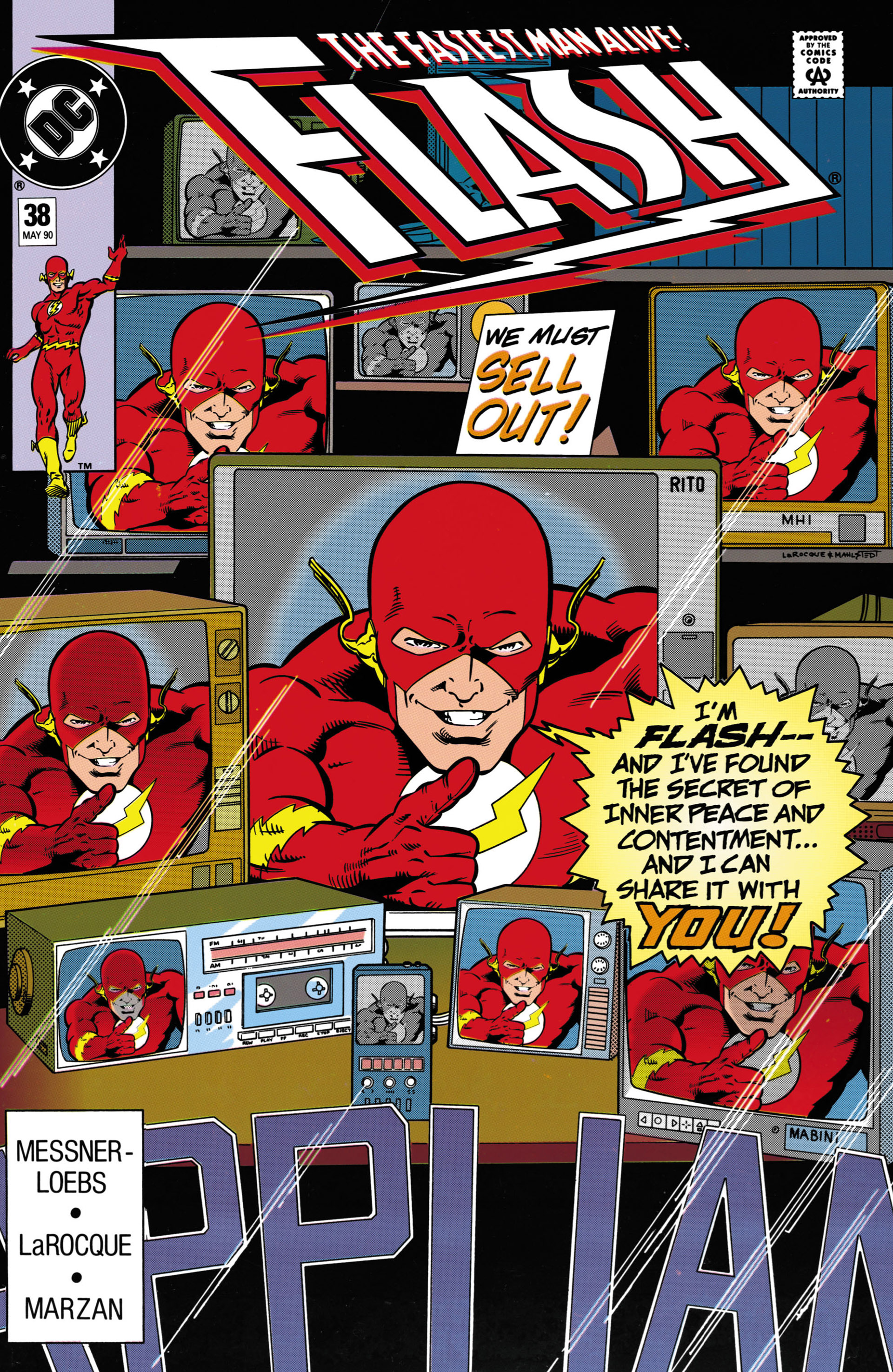 Read online The Flash (1987) comic -  Issue #38 - 1