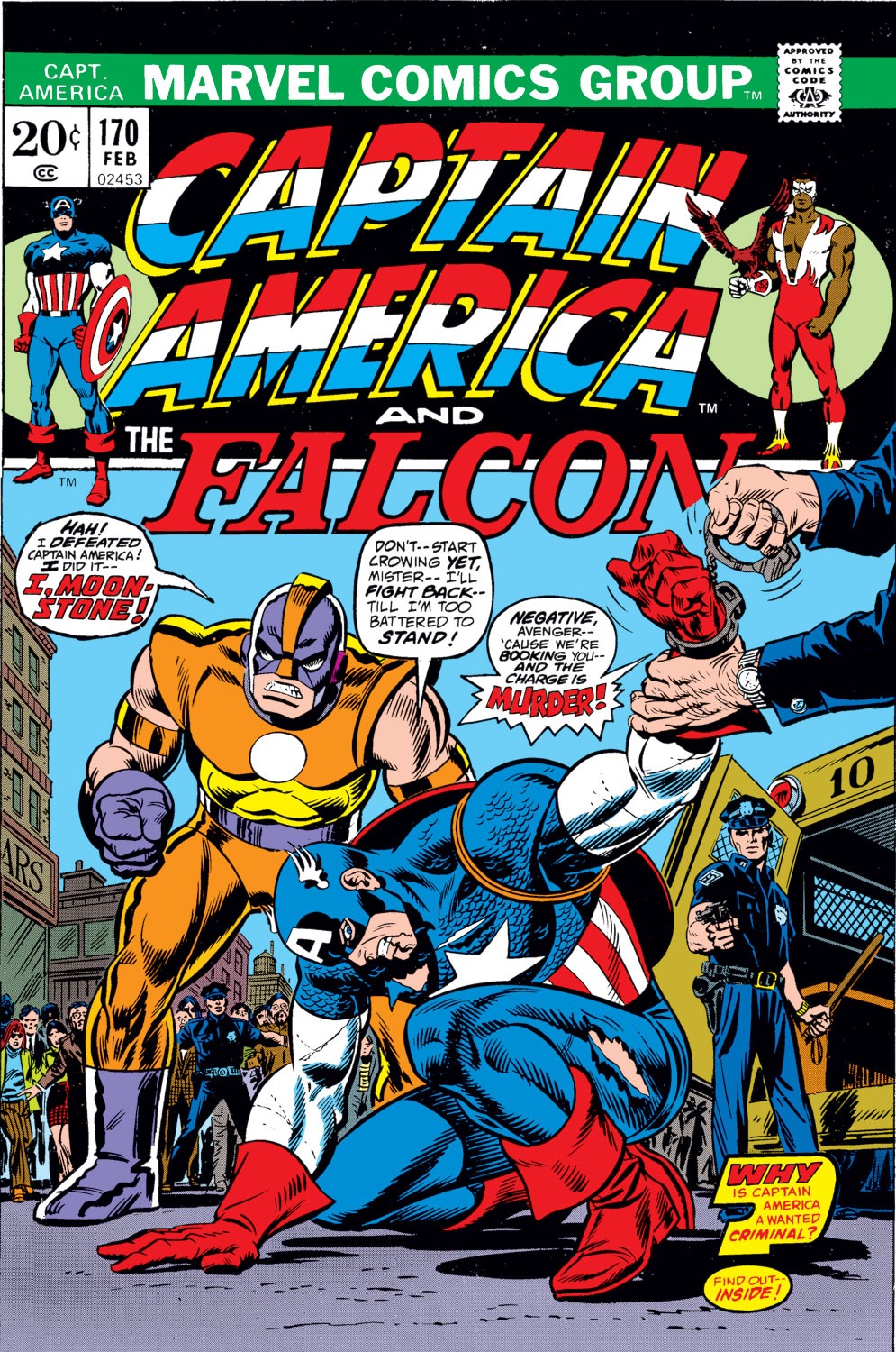 Read online Captain America (1968) comic -  Issue #170 - 1