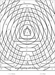 Color Pages Numbers: free color by numbers coloring pages