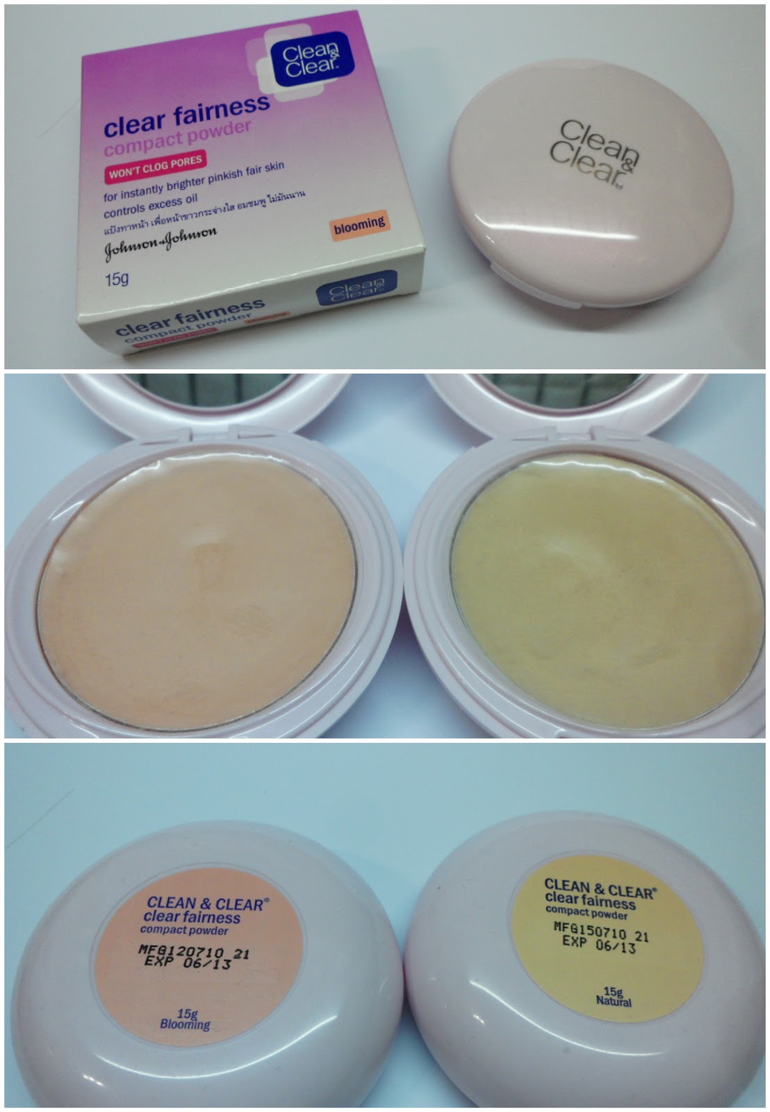 sugar in cookies BRAND NEW Clean & Clear compact powder