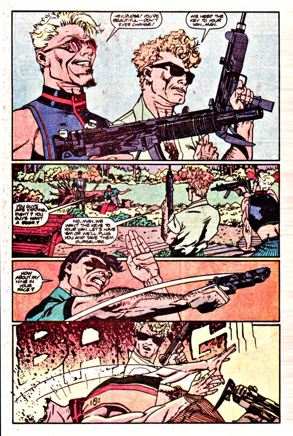 Read online The Punisher (1987) comic -  Issue #44 - Flag Burner - 11