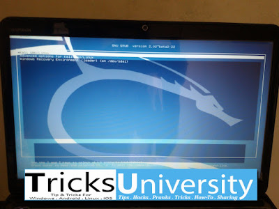 Windows 10 and Kali Dual boot trick 2016 tricksuniversity