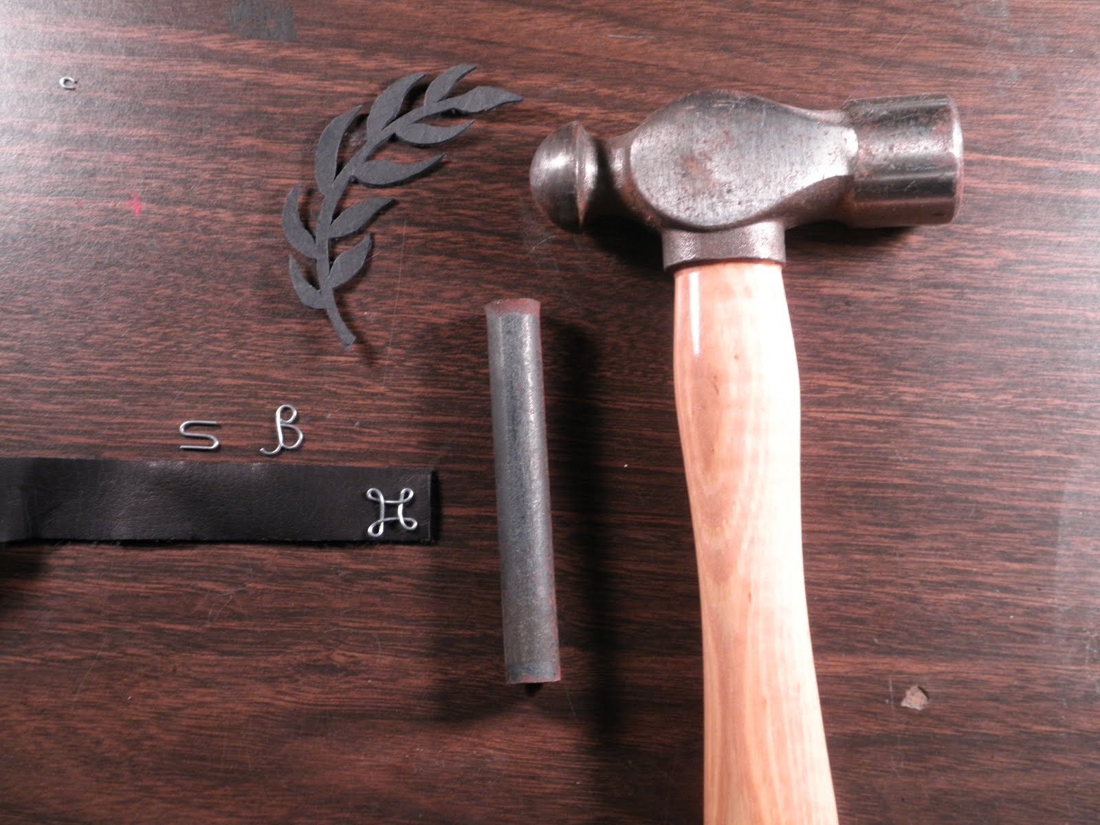 The Poiesis Journal Leather stamping on a budget