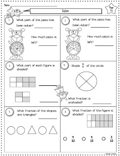 Free Super Fractions Worksheet