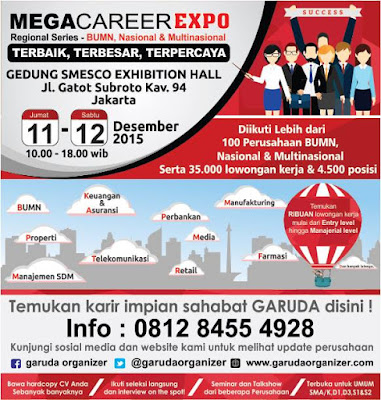 Mega Career Expo Jakarta - Desember 2015