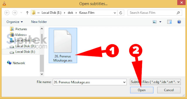 Menampilkan Subtitle Film di Laptop Menampilkan Subtitle Film di Laptop