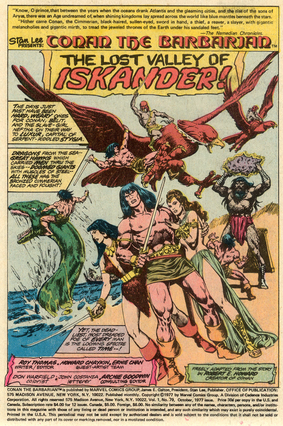 Read online Conan the Barbarian (1970) comic -  Issue #79 - 2