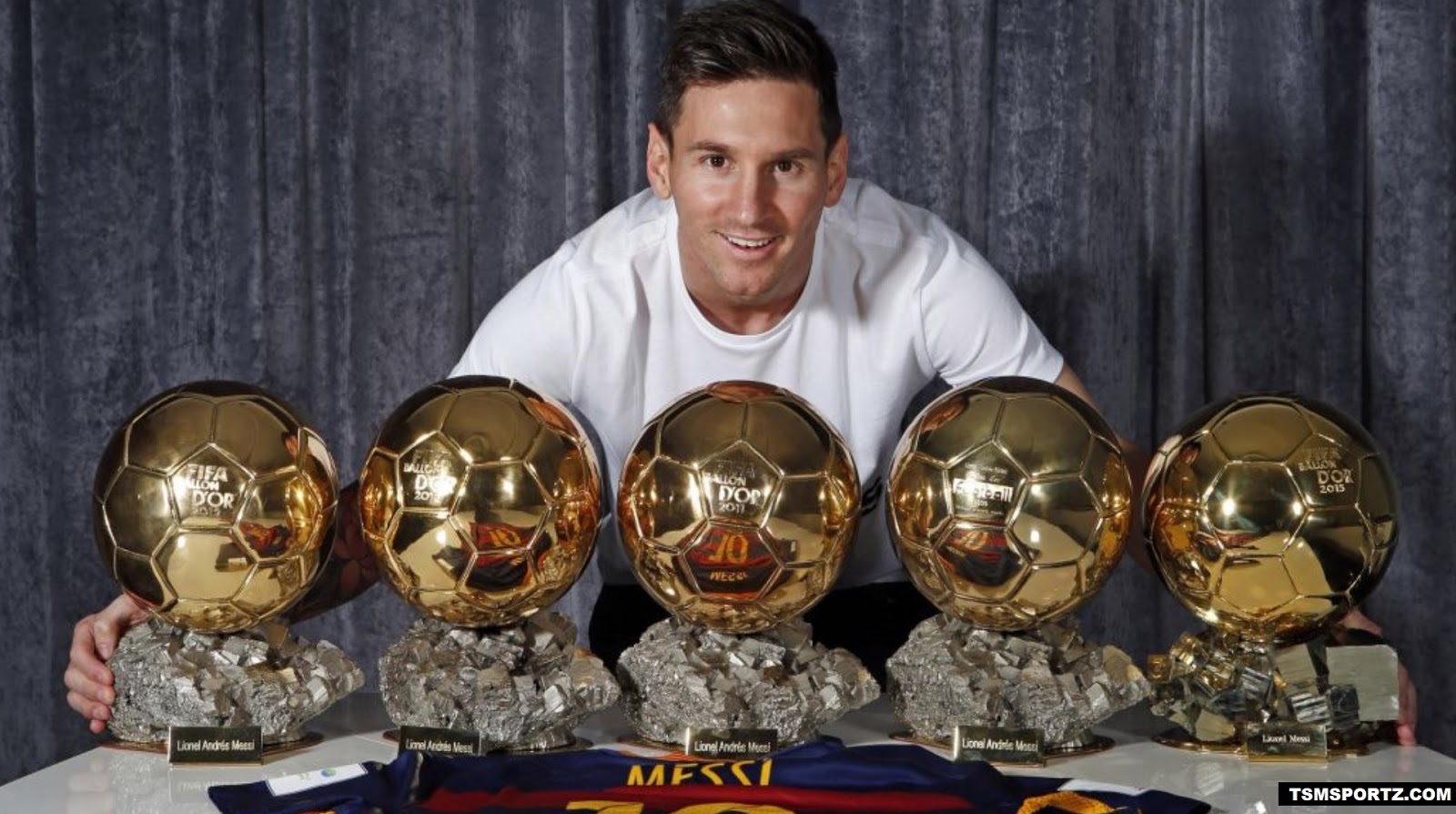 Lionel Messi finished at 2nd place in 2017 ballon dor
