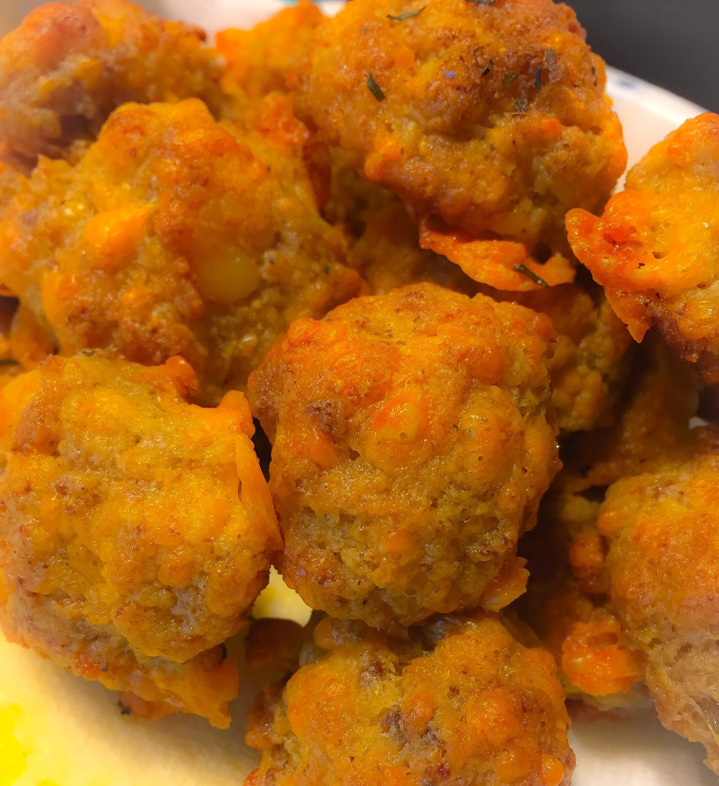 Ain't no cooking like Momma's Buttermilk Mascarpone Sausage Balls