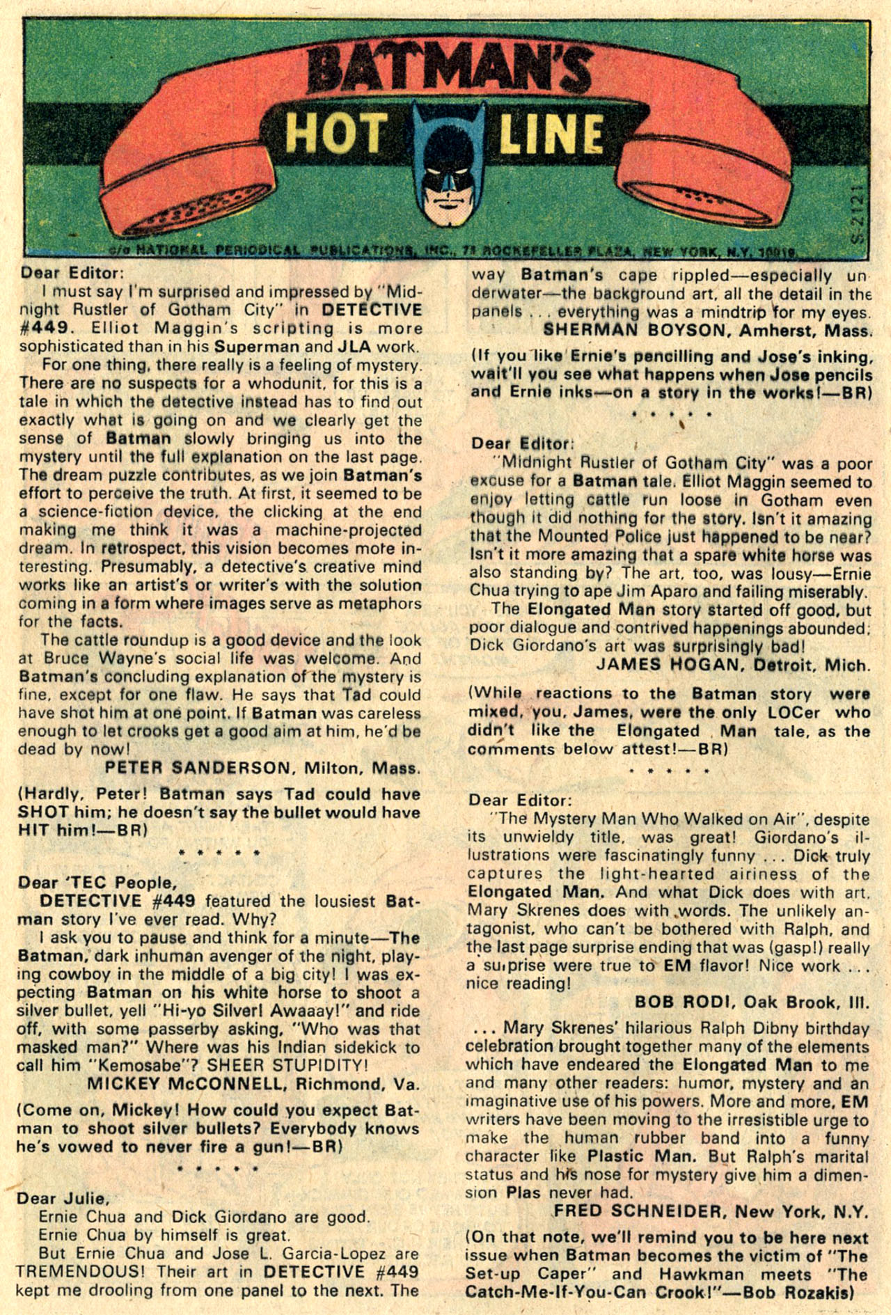 Read online Detective Comics (1937) comic -  Issue #453 - 12