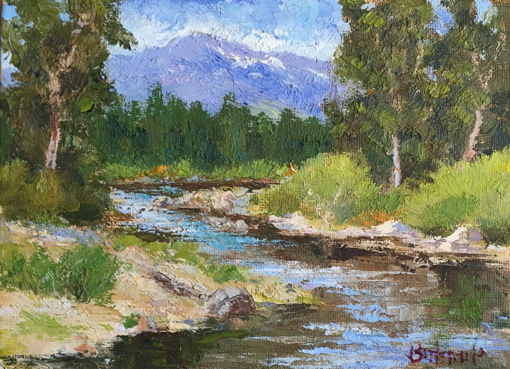 Mark Bidstrup "Blackwood Creek Lake Tahoe" Plein air
