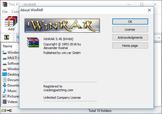 WinRAR Full (32+64 Bit + Key Crack Keygen) % Work - Software Crack Works winrar 5.40 64 bit crack