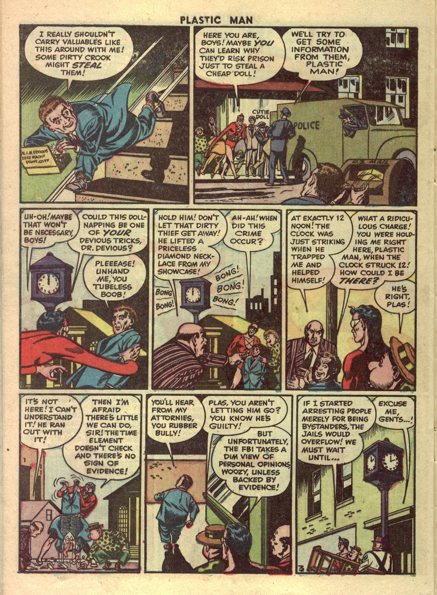 Read online Plastic Man (1943) comic -  Issue #42 - 28