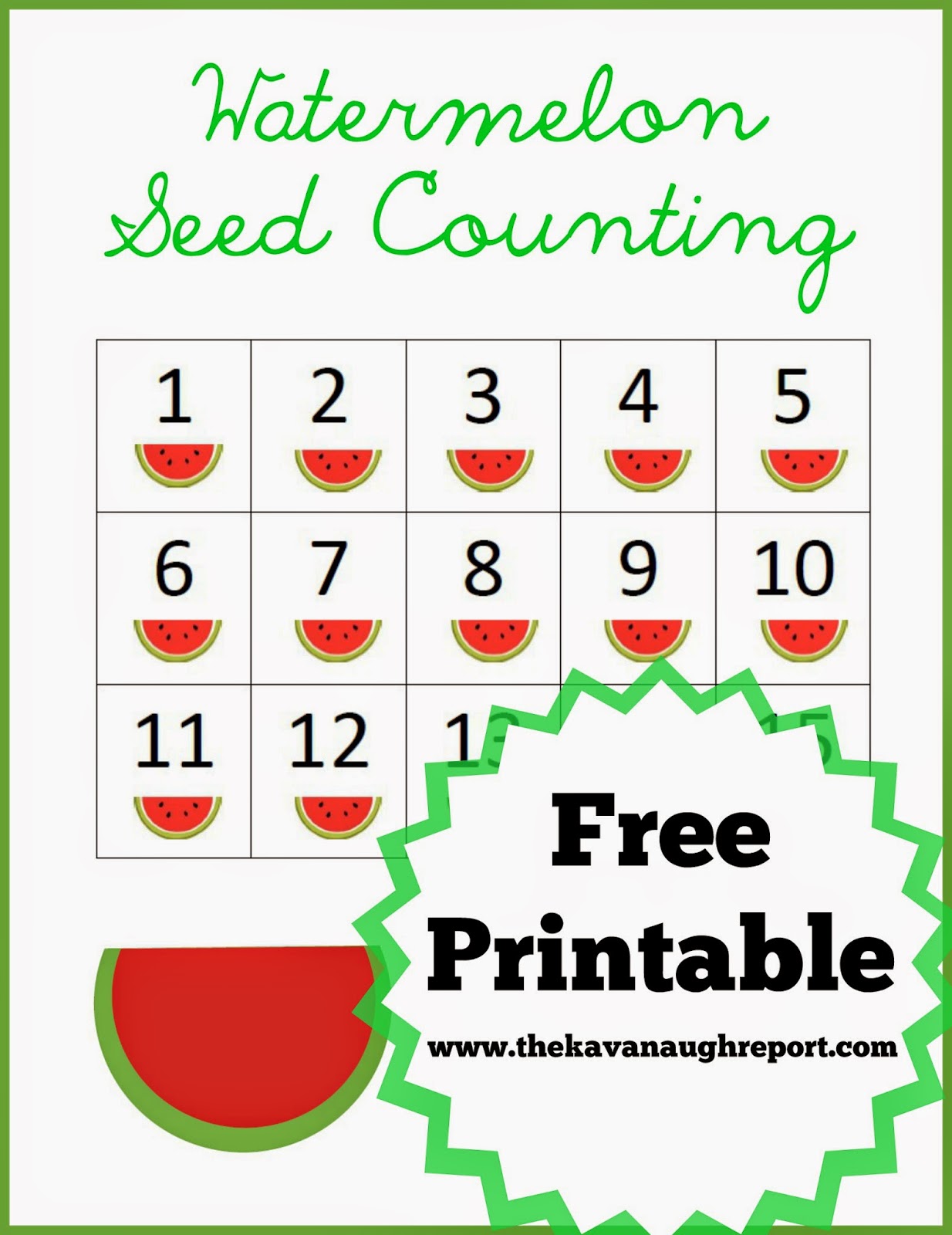 This Montessori inspired counting tray is a fun addition for summer. With a free printable it can be easily recreated for children starting to explore counting and math!