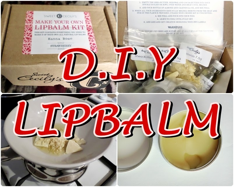 Sweet Cecily's Make Your Own DIY Natural Lipbalm Kit in Strawberry