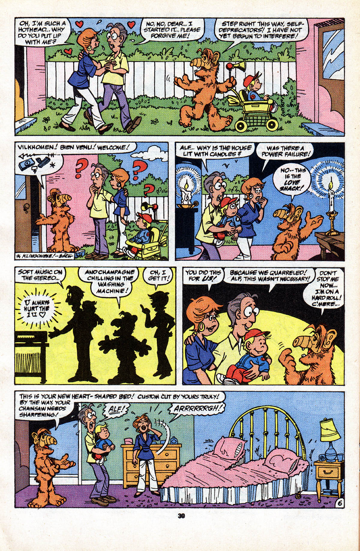 Read online ALF comic -  Issue #29 - 32