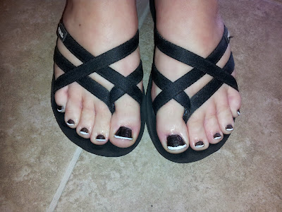 My Nail Fairy Tale: Mommy-Daughter Pedicure and Sticker Polish