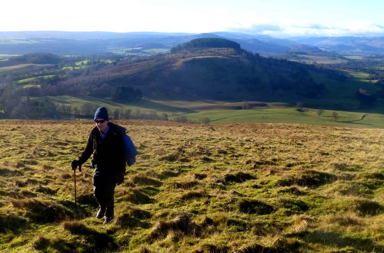 Alex and Bob`s Blue Sky Scotland Knock Of Crieff. Milquhanzie Hill