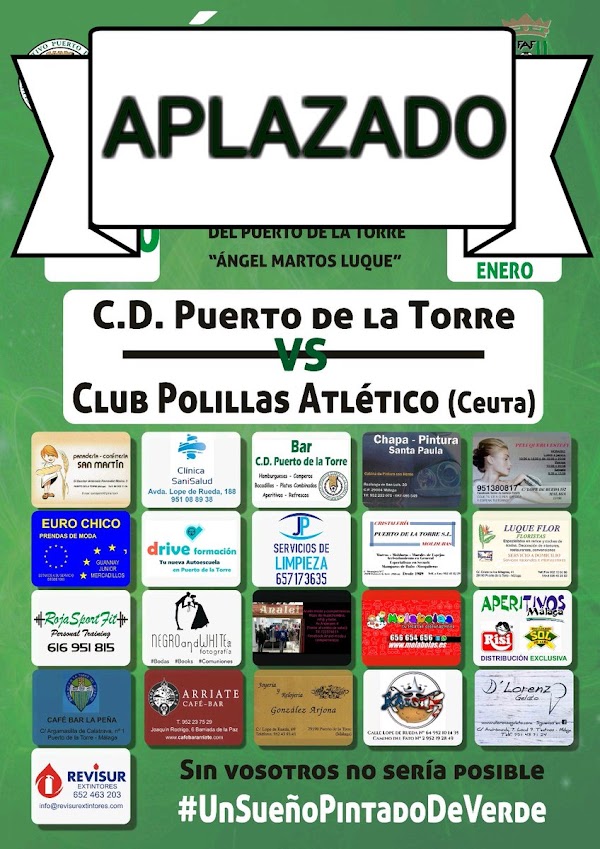 Se aplaza el Puerto de la Torre Femenino - Polillas Atlético Se aplaza el Puerto de la Torre Femenino - Polillas Atlético