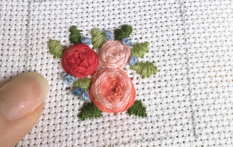 How to embroider 3Droses in 3 easy steps!