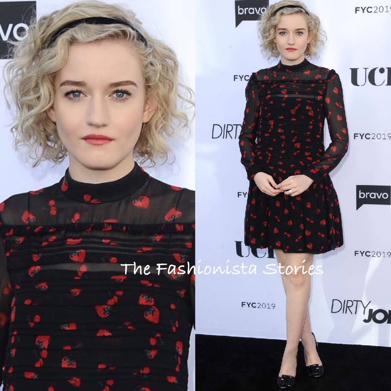 Julia Garner in Miu Miu at the 'Dirty John' Emmy FYC Event