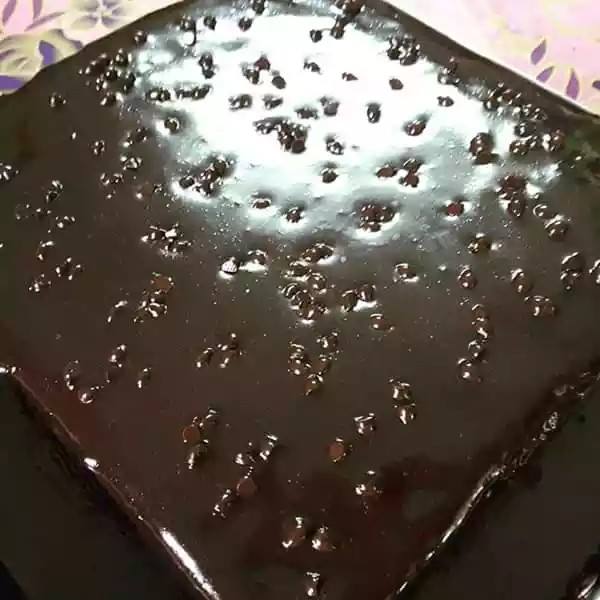 Cake Chocolate Moist With Chocolate Ganache - Dari Dapur 