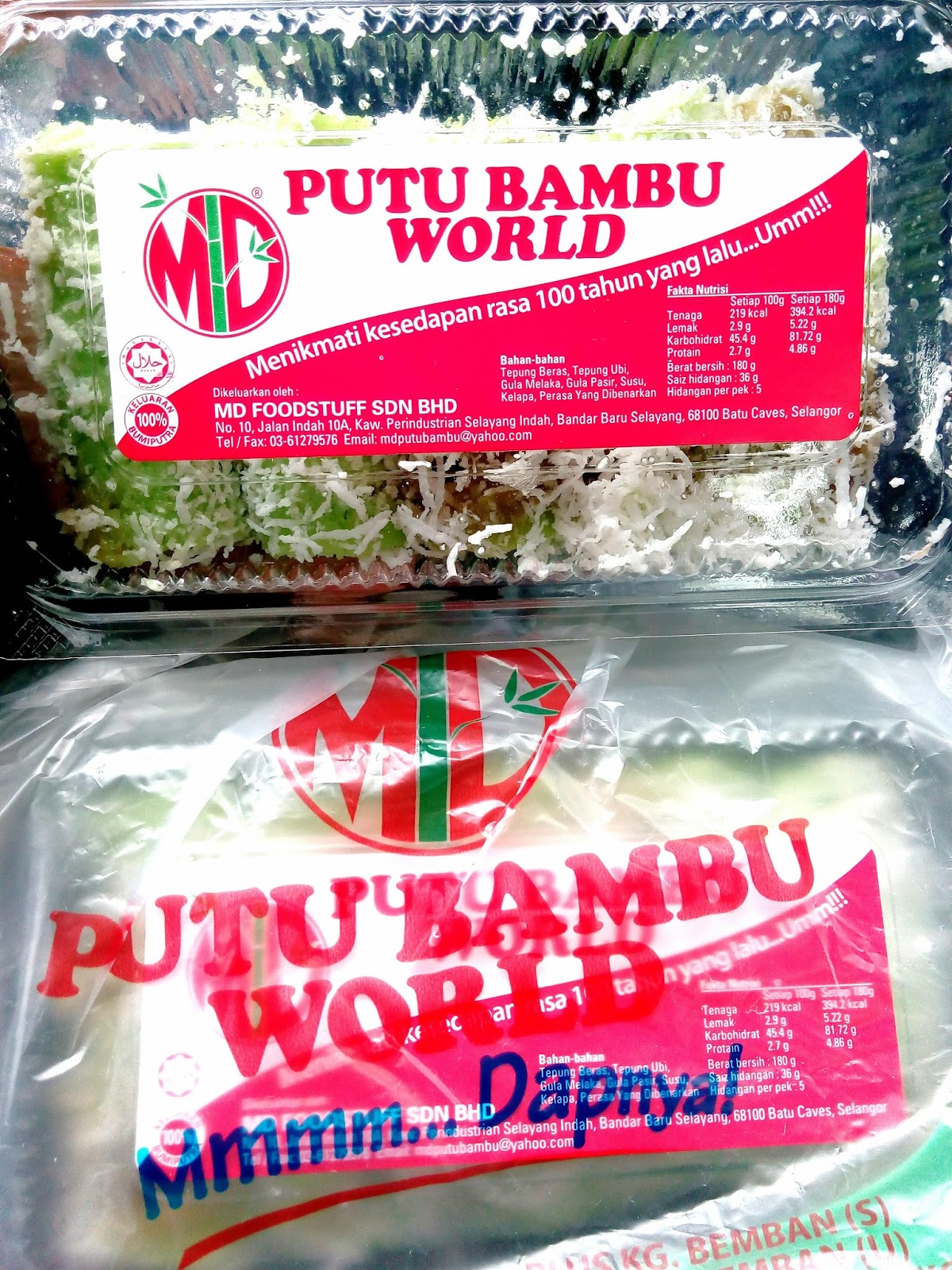 FOOD REVIEW PUTU BAMBU WORLD