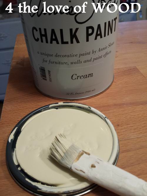 4 the love of wood PAINTING MY FRIDGE with annie sloan chalk paint