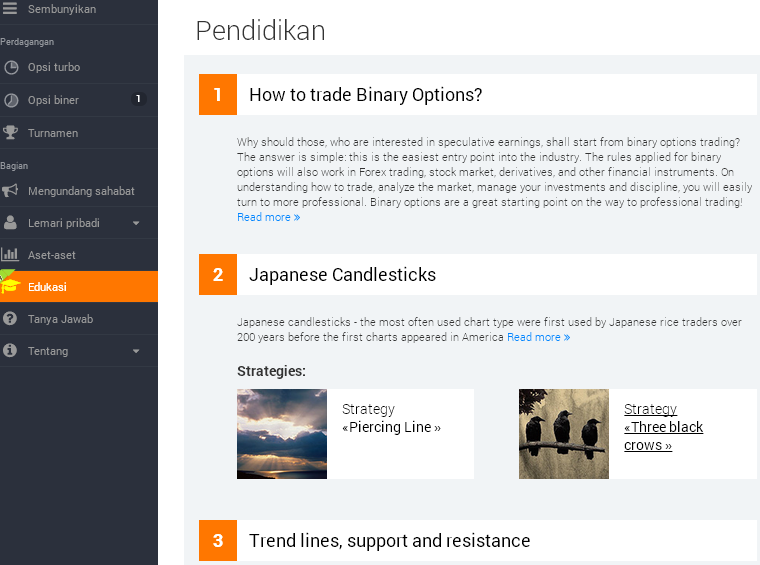 Belajar binary options trading
