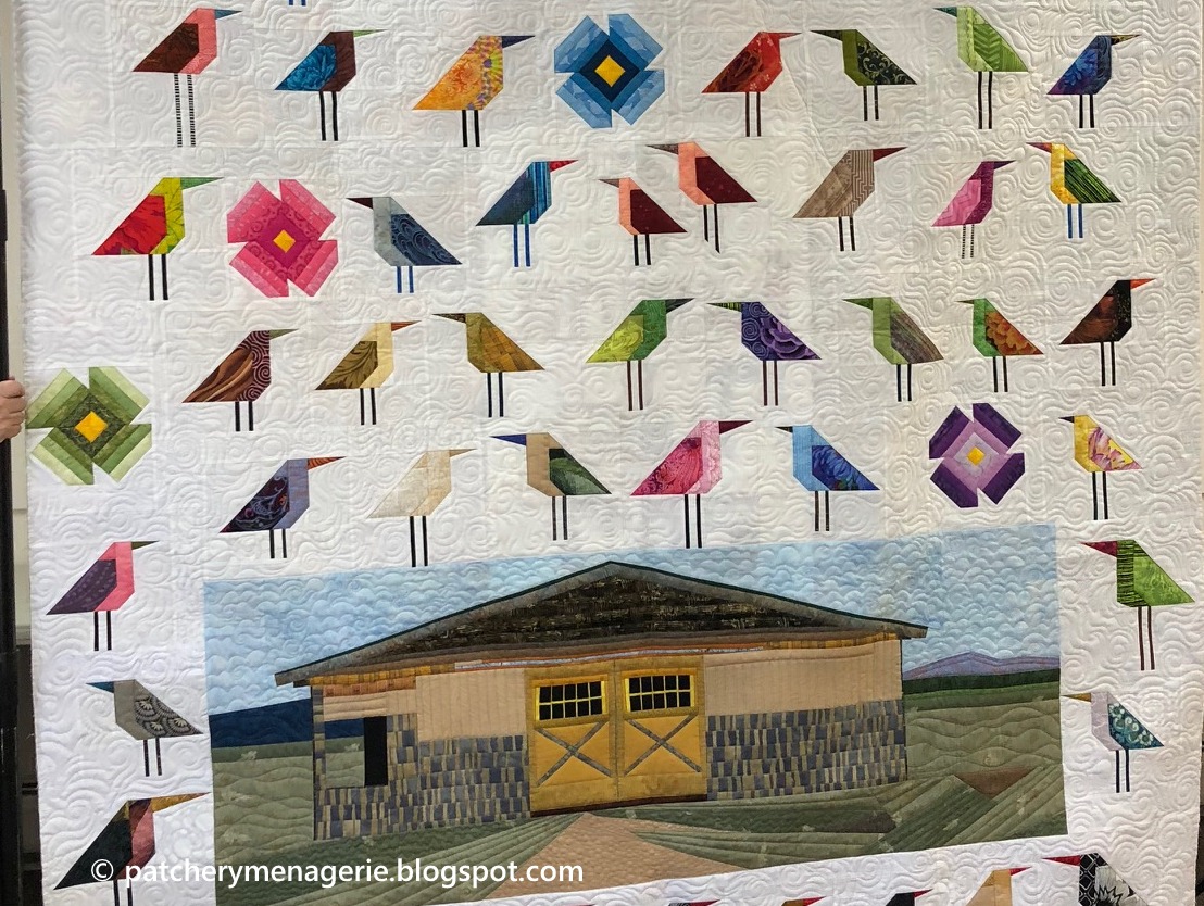 The Patchery Menagerie Colorado Quilt, Quilted