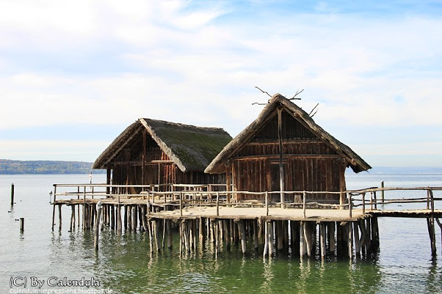 Bodensee Herbst Unteruhldingen Pfahlbaumuseum