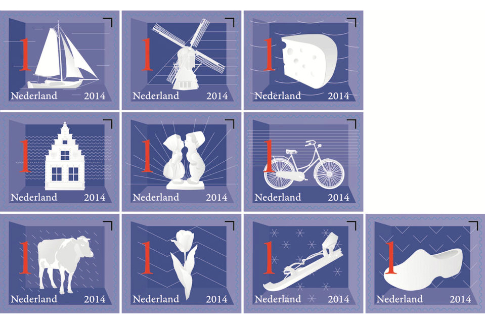 Barends Blik: KLEIN VERZET (postzegels)