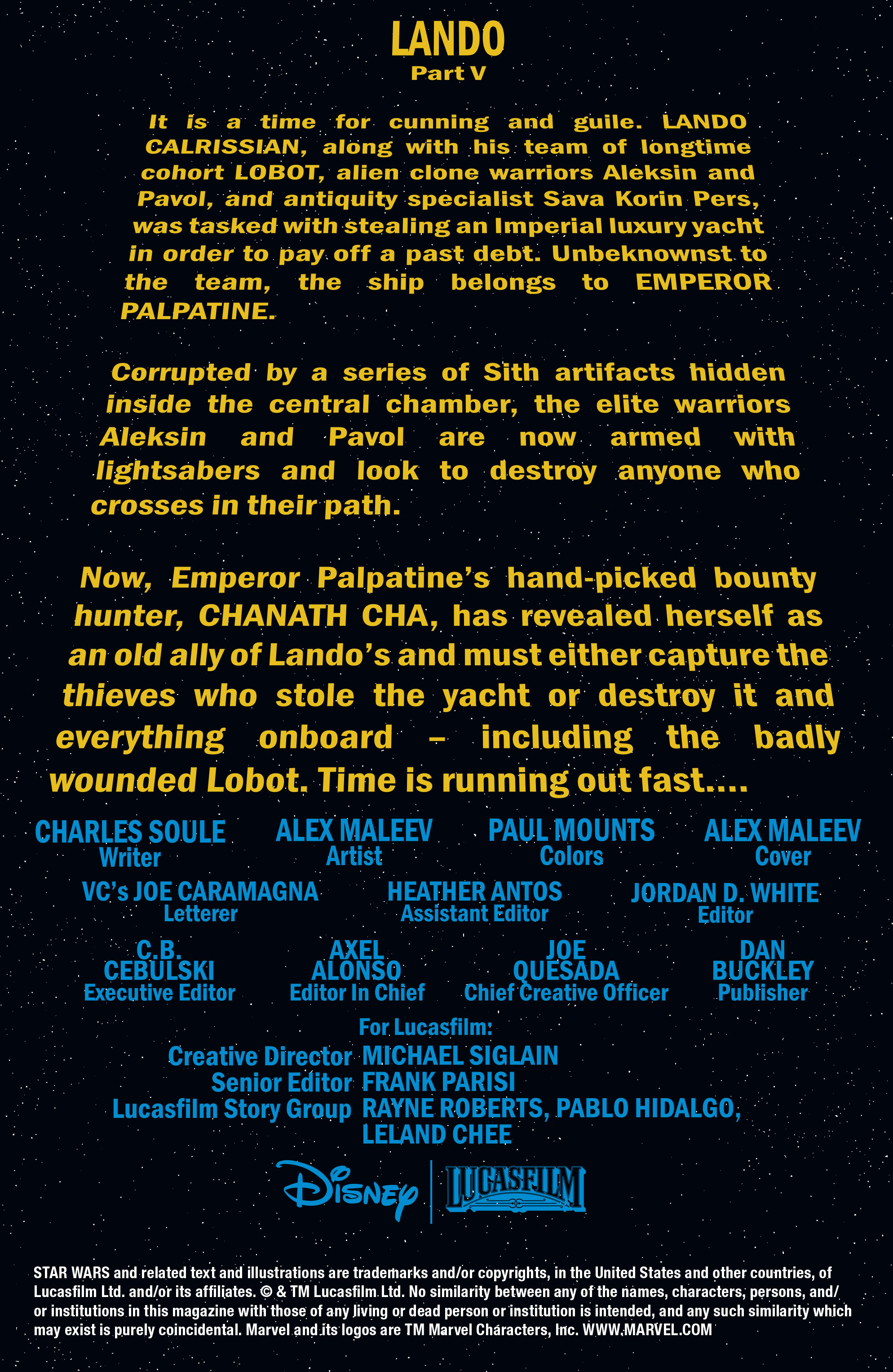 Read online Lando comic -  Issue #5 - 2