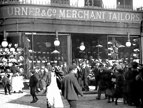 Turner & Co., tailors, Great Charlotte Street, 1901