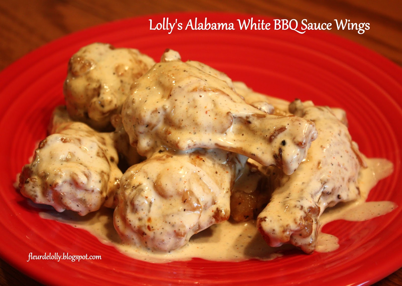 Fleur de Lolly Lolly's Alabama White BBQ Sauce Wings