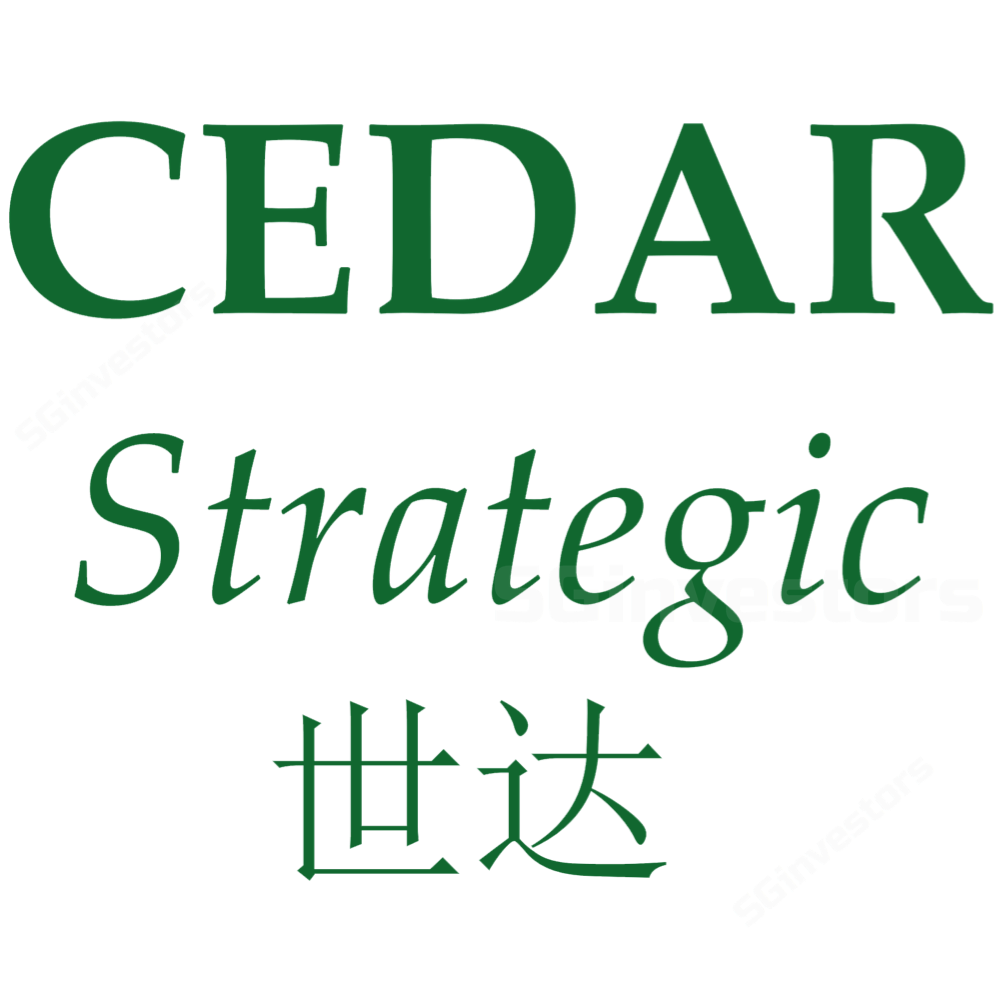 CEDAR STRATEGIC HOLDINGS LTD (SGX:1C0) @ SGinvestors.io