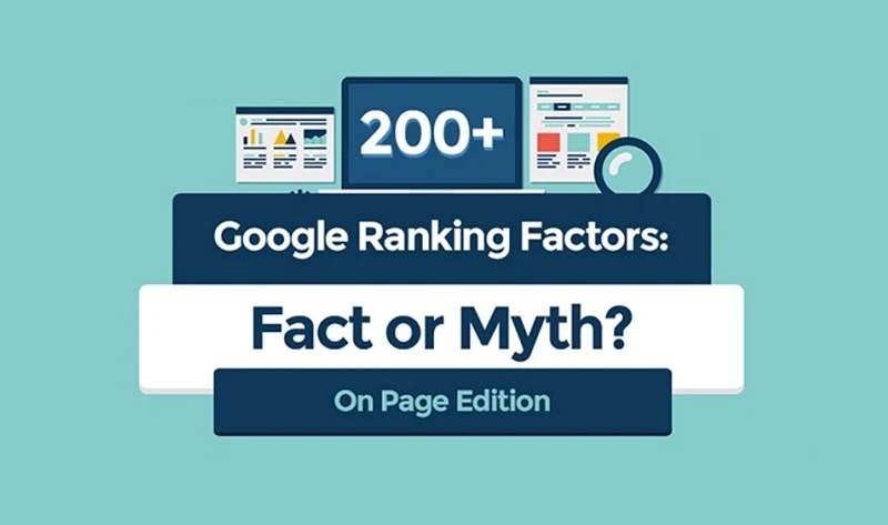 Search engine ranking factors: Are They Fact Or Myth? - #Infographic
