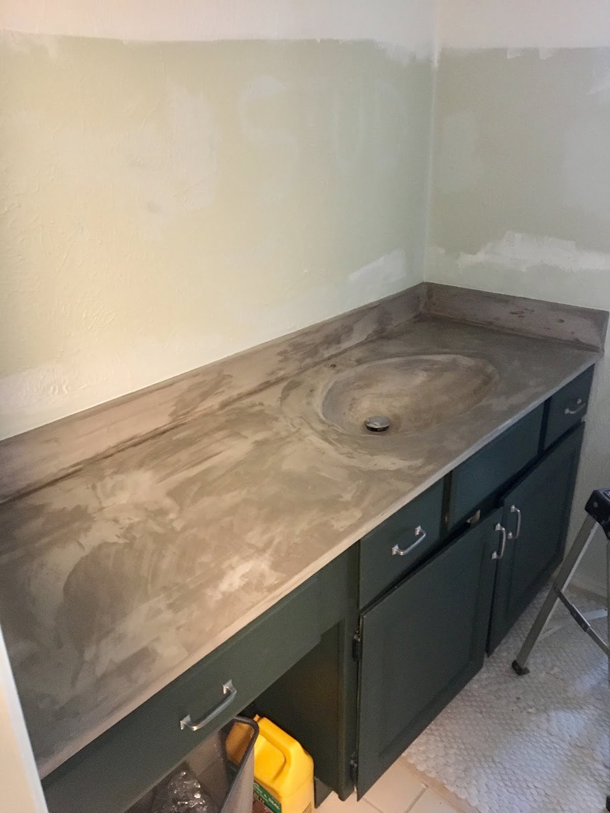 House Homemade How To Update Your Countertops With Concrete