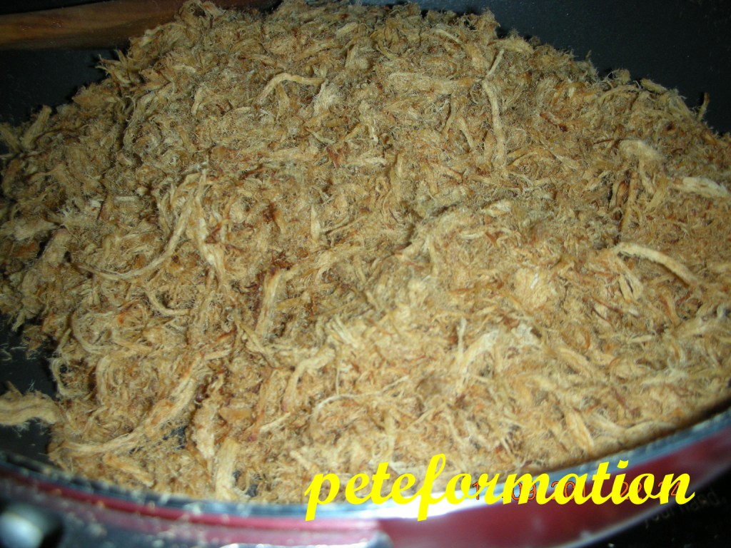 PeteFormation Foodie Adventure Chinese Style Pork Meat Floss Recipe