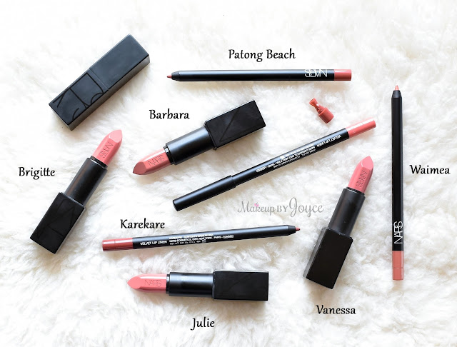 Nars Velvet Lip Liner Audacious Lipstick Collection Review