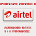 Important Notice to all on the Airtel Android data 1+1 offer!