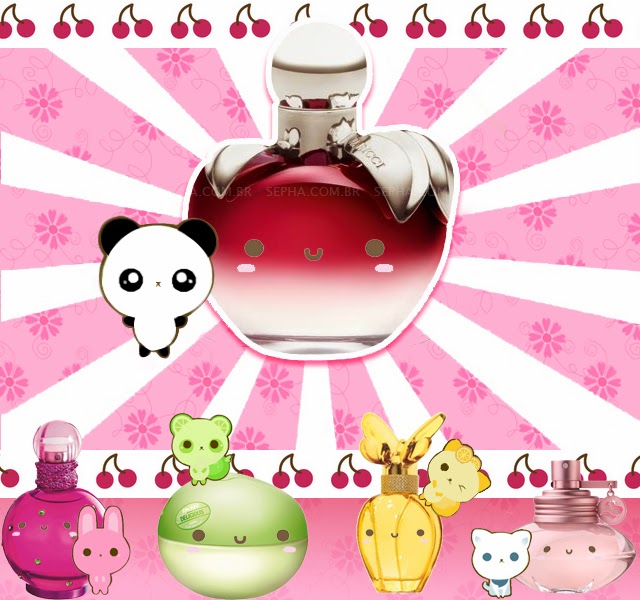 Kawaii Red Perucas Kawaii,Perfume Kawaii