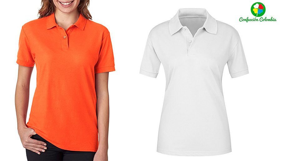 camiseta tipo polo dama