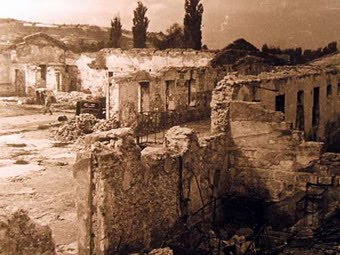 Взорванный завод Трудовой Октябрь в Симферополе, 1944 год