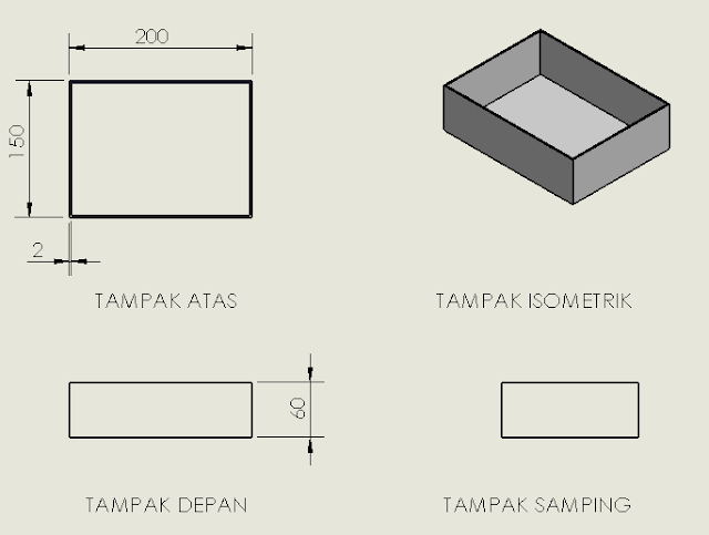 Gambar 3 16 Box Panel (sumber : perancangan) Gambar 3 16 Box Panel (sumber : perancangan)