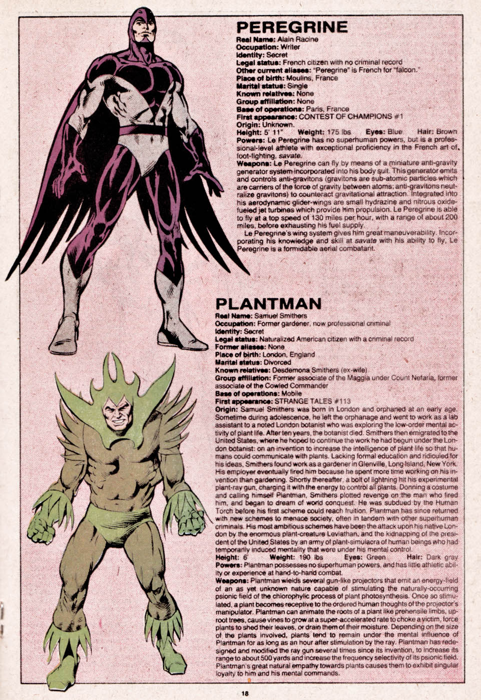 Read online The Official Handbook of the Marvel Universe comic -  Issue #8 - 19